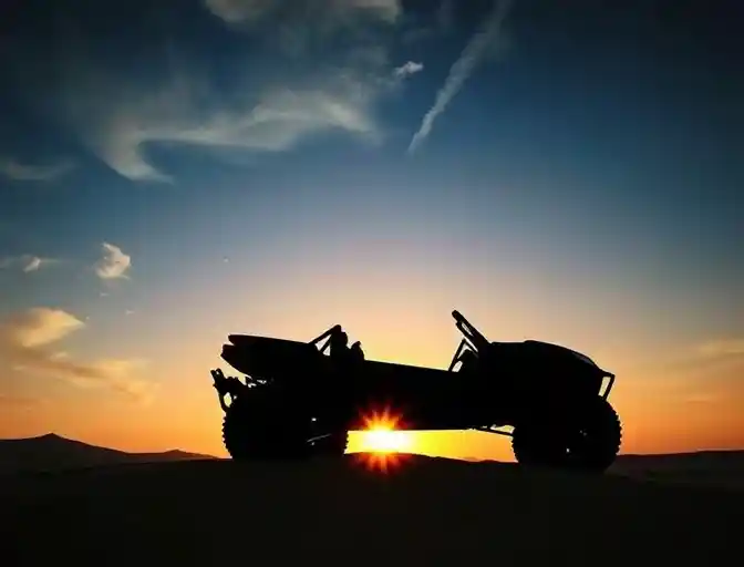 Close-up of a Can-Am buggy
